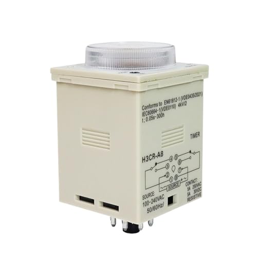 Relais H3CR-A8 100-240VAC temporisateur de cycle d'arrêt 8PIN 24-220VACDC
