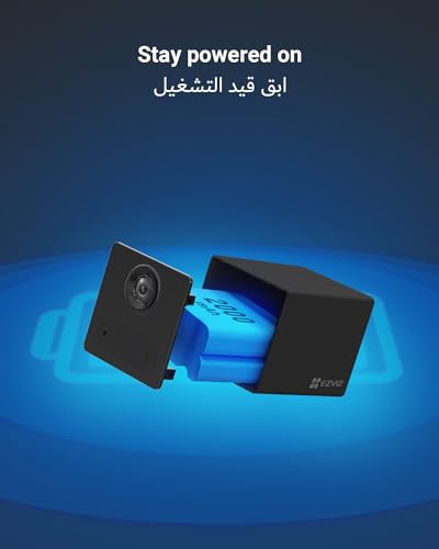 EZVIZ CB2 Security Camera with Battery, 1080p WiFi camera, Mini Camera with Smart Human Motion Detection, Two Way Talk with