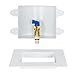 Eastman 1/2 inch CPVC Connection Ice Maker Outlet Box, Quarter Turn Ball Valve, Pre-Assembled, 60234