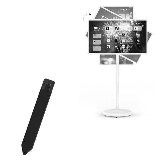 BoxWave Stylus Pouch Compatible with Armer Portable TV (32 in) - Stylus PortaPouch, Stylus Holder Carrier Portable Self-Adhesive - Jet Black