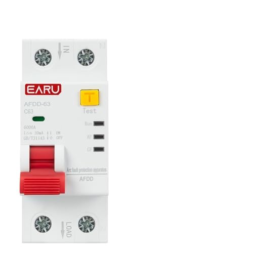 Disjoncteur électrique AFDD RCBO protection défaut arc surcharges AC220V 50A