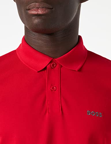 BOSS Piro Polo, Medium Red610, S Uomo