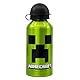 Minecraft | Aluminium Kinderflasche - Kinderwasserflasche - Wiederverwendbare Wasserflasche - 400 ML