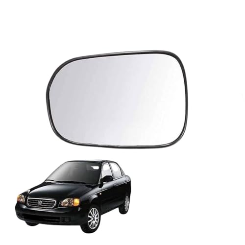 Image of Kylo Baleno (2015-2022) Passenger Side (Left Side) Car Side Mirror Glass /Tukdi /Sub Mirror Plate