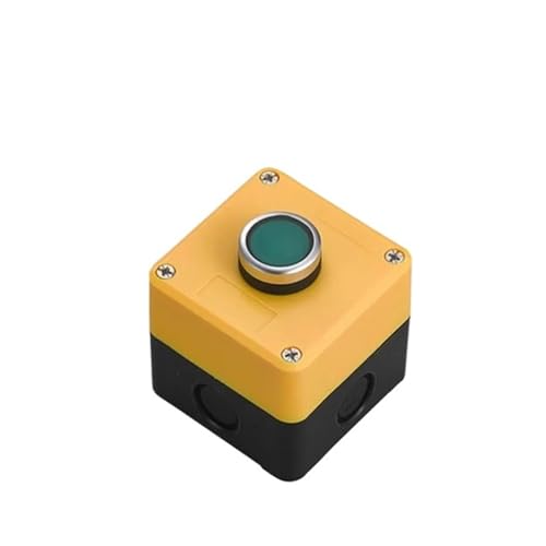 CZKE New Button switch control box with emergency stop 1/2/3/4/5 hole industrial waterproof button control(1 hole A)