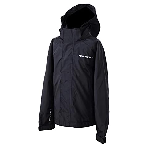 Acme Projects Rain Jacket 100% Waterproof, Breathable, Seam Sealed, 10000mm/3000gm, YKK Zippers (as1, alpha, x_l, regular, regular, Black) Cover