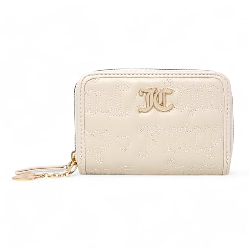 Juicy Couture Women's Medium Double Zip-Around Wallet (Angel Embroidered)