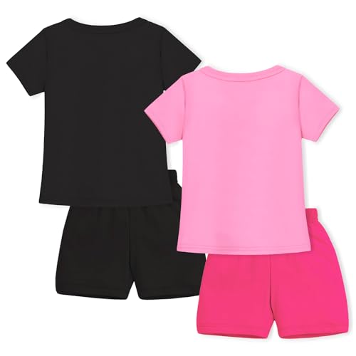 Image of Trampoline Girls Pack of 2 Printed T-shirt With Shorts