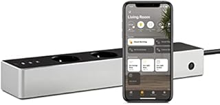 Eve Energy Strip  inteligentna potrójna listwa zasilająca (niemiecka jakość marki) z pomiarem zużycia, ochroną przed przepięciem, certyfikatem TÜV, WiFi (pasmo 2,4 GHz), Apple HomeKit