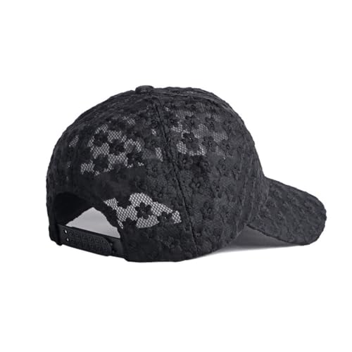 Casquette de baseball broderie fleurs délicates chapeau été chic