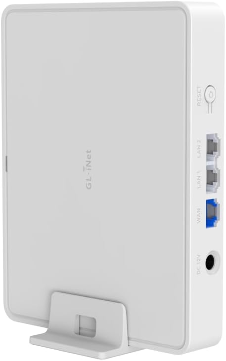 GL.iNet GL-B3000 (Marble) Wi-Fi 6 Home Router, AX3000 Wall Photo Frame, Dual Band, OpenVPN and WireGuard Support, Home Parental Control, OpenWrt, 3 Gigabit Ethernet Ports