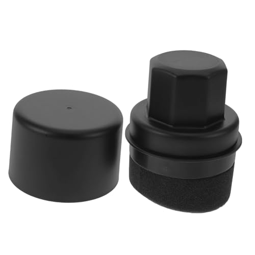 FELTECHELECTR Tire Shine Sponge Applicator with Protective Cap Ergonomic Curved Brush Head for Efficient Tire Polishing and Maintenance High Density Sponge for Superior Cleaning Power and