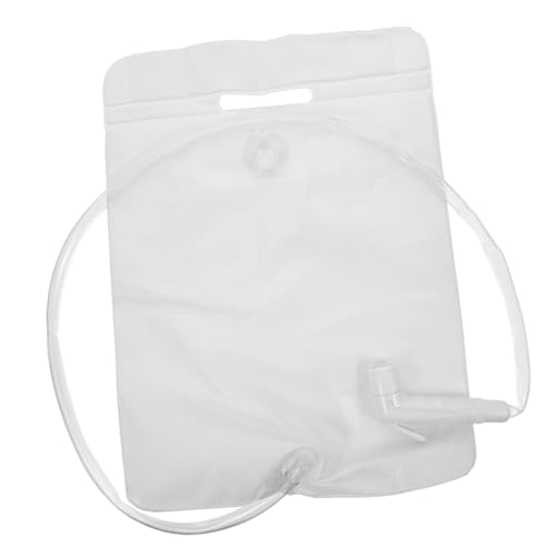 Beaupretty Bolsa de Almacenamiento de Agua portátil Bolsa de Ducha para Acampar Bolsas de plástico para Acampar duchas de Carpa de plástico Ducha de plastico de polivinilo Blanco