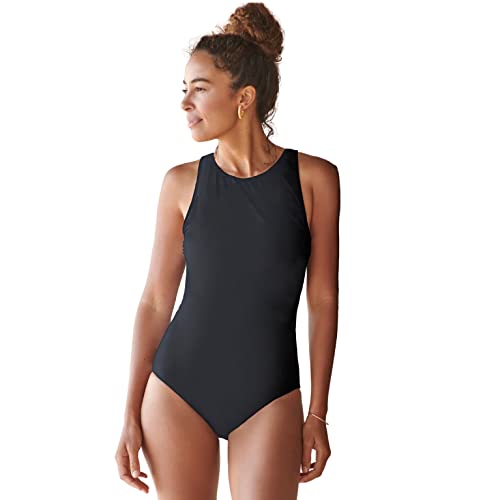 Look Stylish and Sexy in a High Neck One Piece Bathing Suit