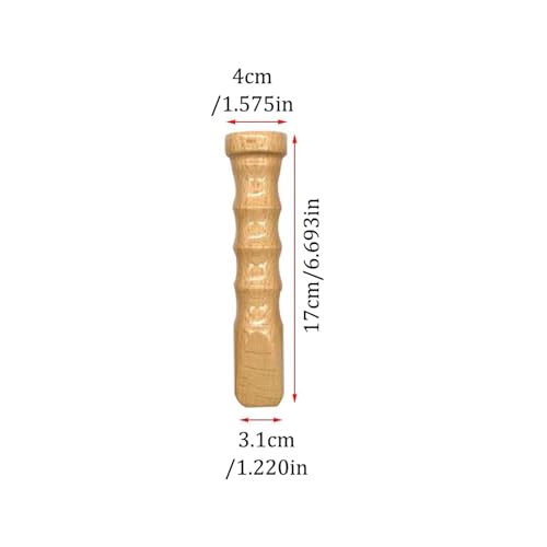 Martillo de ajuste quiropráctico de madera, tamaño C miniatura 3