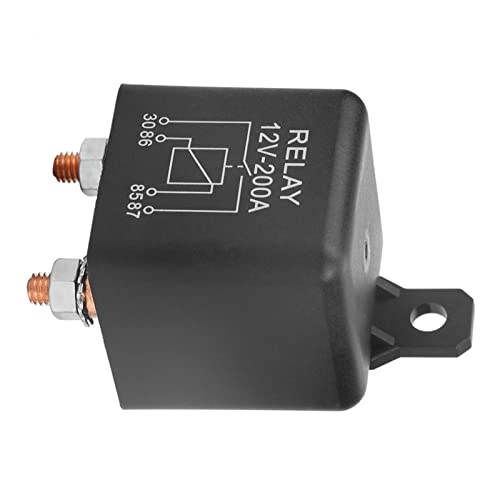 Relé para coche 12V 200A FUDGIO para solucionar caídas de tensión en el motor 8