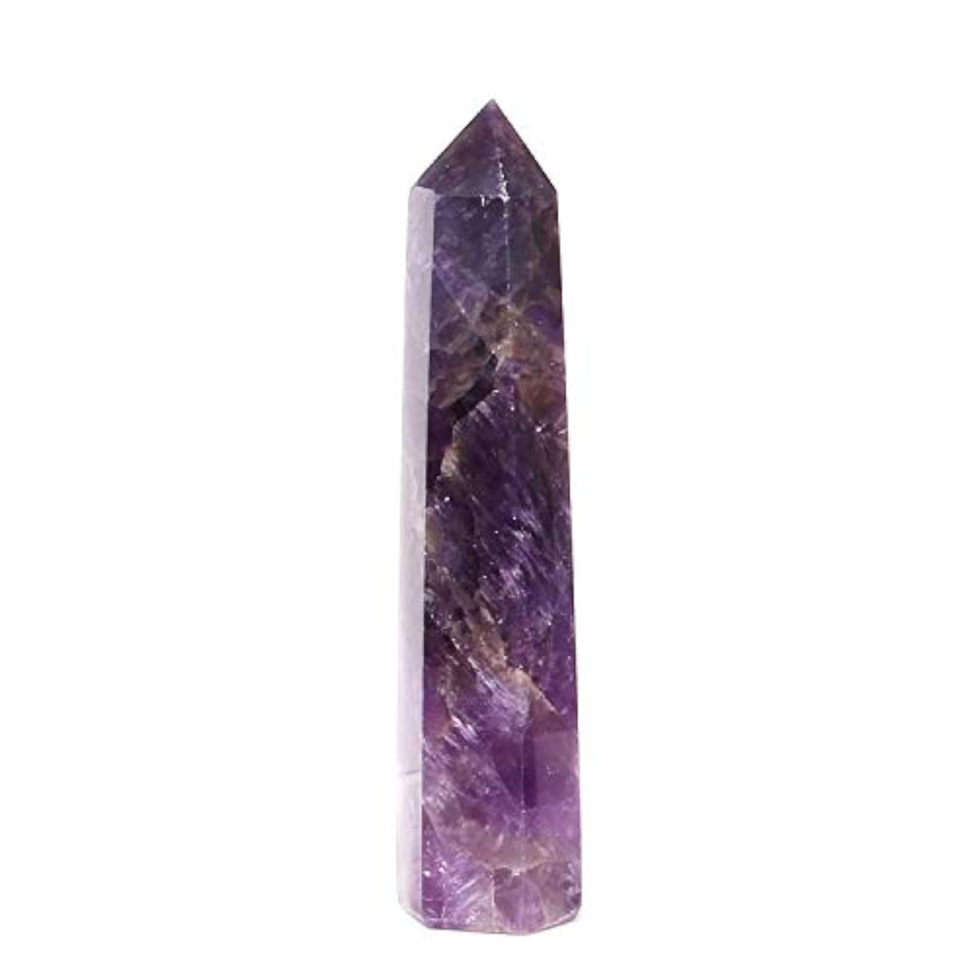 Amethyst, Clear Quartz, Rose Quartz Crystals Wand Set, 3 Pieces