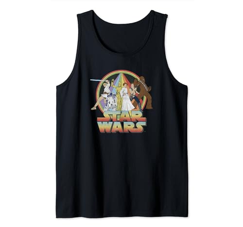 T-shirt Star Wars sans manches style rétro pour les festivals et l'été