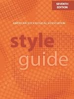 American Sociological Association Style Guide 0912764317 Book Cover