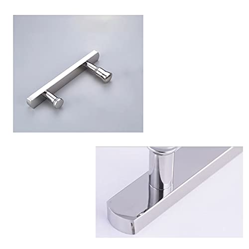 Poignées en verre push-pull 145mm acier inoxydable poli robuste