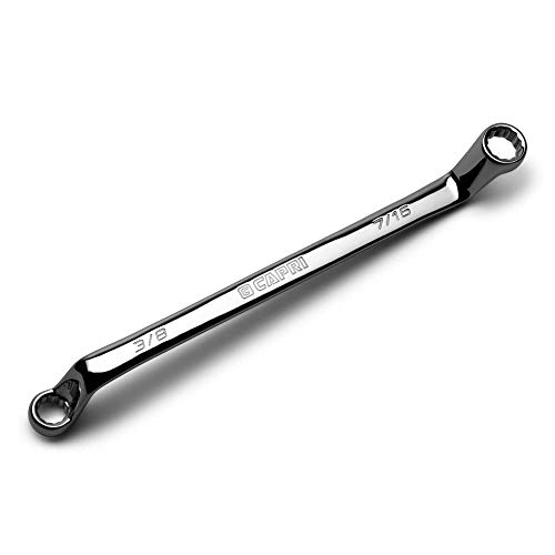 Capri Tools 3/8 X 7/16 In. 75-Degree Deep Offset Double Box End Wrench #TOP11