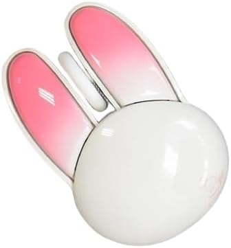 Ratón inalámbrico Bluetooth lindo conejito pequeño silencioso USB óptico silencioso divertido viaje ratón inalámbrico para PC, portátil, computadora