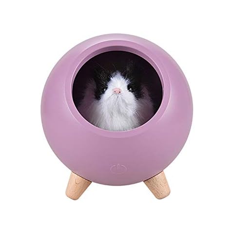 Night Light for Kids, USB Portable Desk Lamp Touch Control LED Bedside lamp for Breastfeeding, Eyes Caring,Reading - Safe & Eco,Purple Cover