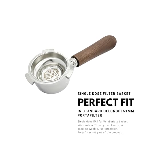 Image of IMS Precision Filter Basket Compatible with Delonghi Espresso Machines. Single Espresso 8-13 grams.
