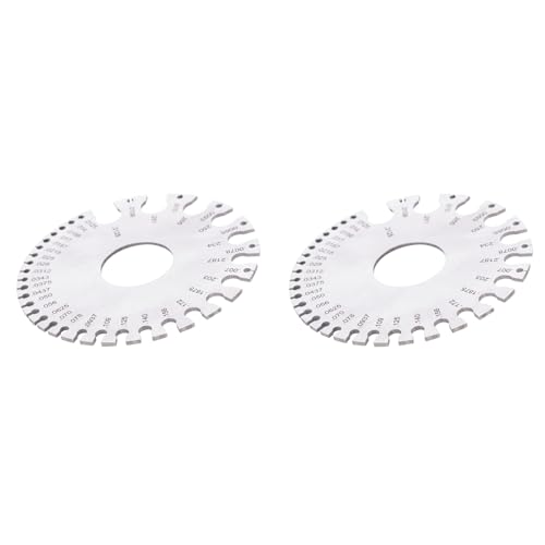 Stainless Steel Round Wire Thickness Measurer Gauge Diameter Tool for Metal Copper Brass Iron Steel