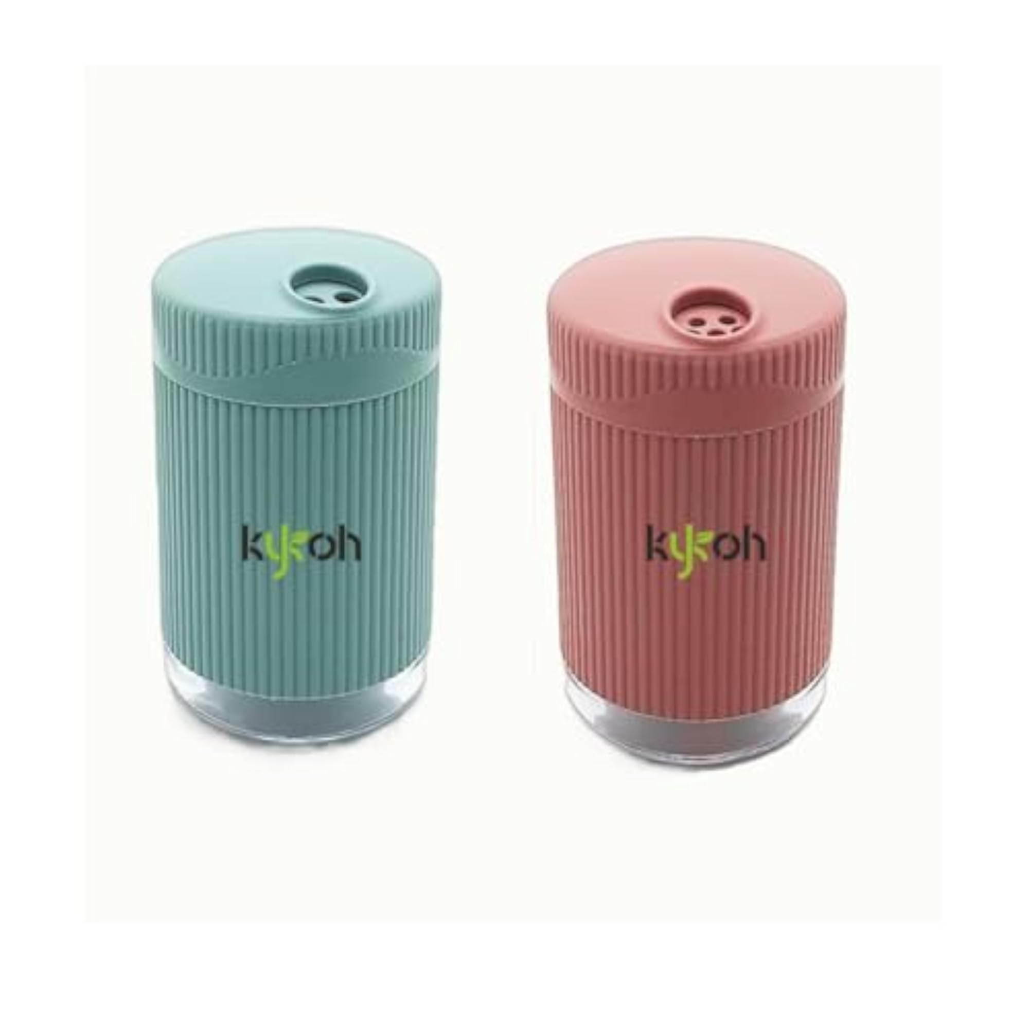 Plastic Salt & Pepper Shaker Set with 4 Sided Sifter Cap, Set of 2