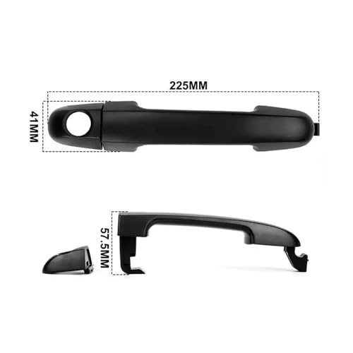 Poignée de porte extérieure brisée pour Hyundai i20 PB solution de remplacement - 5