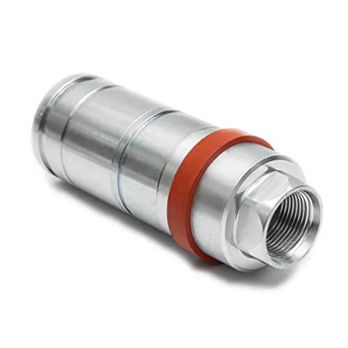 Image of 1 /2 inch (#8) SAE Thread Hydraulic Ag Female Quick Connect Coupler | 3 /4-16 ORB | ISO 7241-A | Push Pull Connect Under Pressure | Coupler for Tractor SCV, Ag Equipment, Skid Steer, Heavy Duty | Model TL98