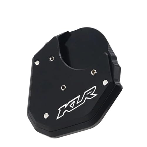Motorrad Seitenständer Pad Für Kawasaki KLR650 2008-2025 Platte Ständer Vergrößerungsunterstützung Erweiterungszubehör(Black)