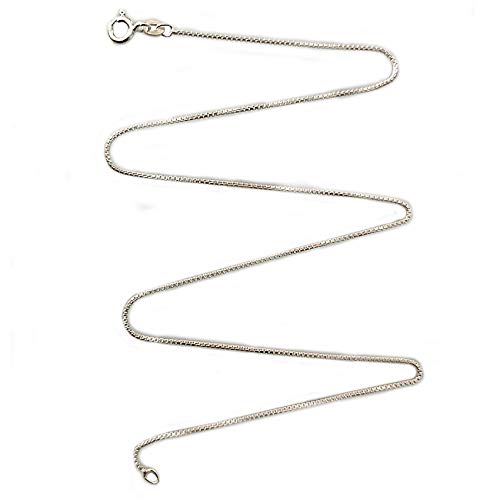 Parnika (Formerly MJ) 925 Sleek Flexible Box Design Silver Chain in Pure 92.5 Sterling Silver For Unisex Adult(20) (B085XHHT6H) Amazon Price History, Amazon Price Tracker