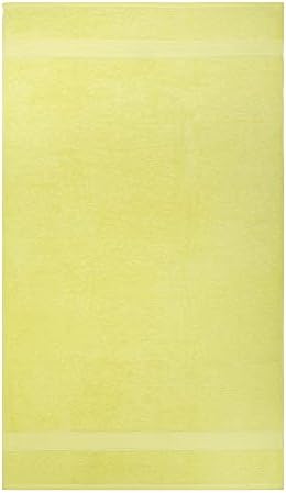 Todd Linens 2-Piece Bale Bath Towel Gift Set  500 GSM 100% Double Looped Cotton Soft & Absorbent (Lemon)
