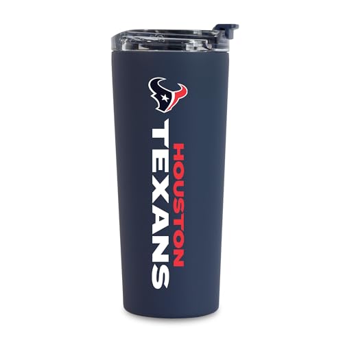 Image of Rico Industries NFL Football 24oz Stainless Steel Tumbler with Lid and Dual Functioning Lid