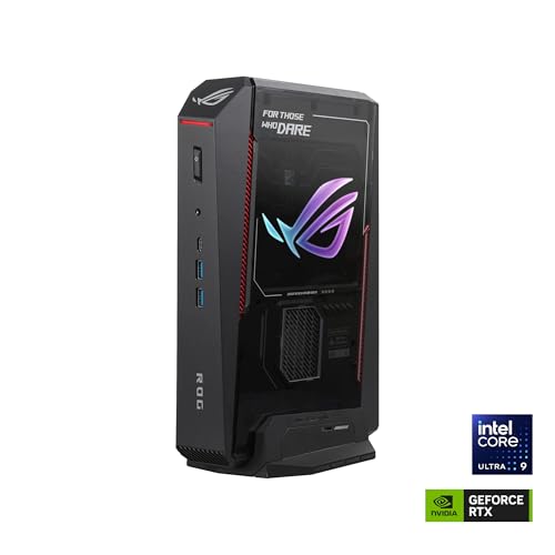 Image of ROG NUC 16 AI Gaming Mini PC with Intel Core Ultra 9 290HX Plus, NVIDIA GeForce RTX 5080 Mobile GPU, 32GB DDR5 RAM, 1TB PCIe Gen4 SSD, Wi-Fi 7, Thunderbolt 4, Triple-Fan Cooling, 3-Year Warranty