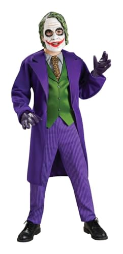 Rubie's Official DC Comics Joker Deluxe Child's Costume, Batman Super Villain