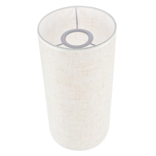 Hemobllo Drum Lamp Shades: Linen Lamp Shade, 11.02x5.51x5.51 Inch Handmade