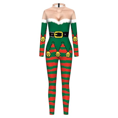 Body de cosplay a rayas con impresión digital para fiestas y eventos escénicos