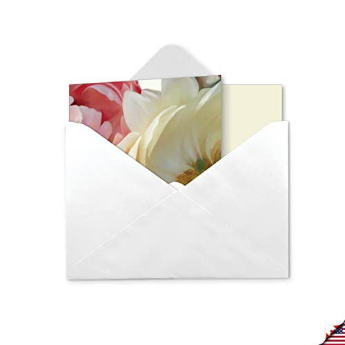 Cartes Note Pivoine Passion vierges pour ne plus manquer de mots