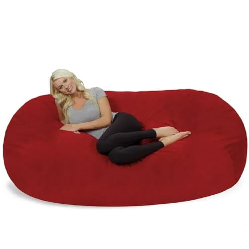 Modern 7.5 Ft Oversized Giant Bean Bag Chair for Adults Lounger Loveseat 90