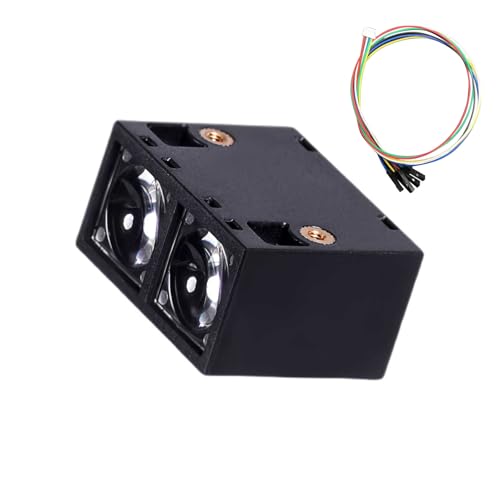 TOFFUTURE Single-Point LiDAR Sensor, 0.1–14m TOF Laser Rangefinder Module UART Output (HEX & ASCII), 940nm Infrared, 1–100Hz Adjustable, Low Power, for Drones, Robots, SLAM, Distance Measurement