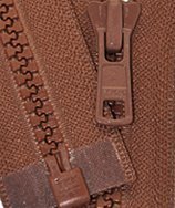 YKK Sport Zipper 12" Vislon Zipper ~ YKK #5 Molded Plastic ~ Separating - 855 Rust (1 Zipper / Pack)
