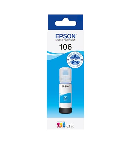 Epson EcoTank 106 Botella de tinta original cyan