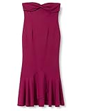  Little Mistress Nikki Bow Bandeau Maxi Dress Vestido Fiesta Mujer, Morado (Mulberry 001), 42 (Talla del Fabricante: 14)