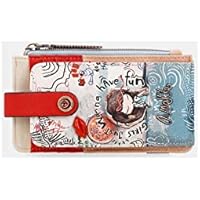 Anekke - Monedero de Mujer - Tarjetero Pequeño - Cartera de Mano de Polipiel con Cierre de Solapa y Cremallera - Colección Fun & Music - Accesorios y Complementos Mujer - 15x8x1 cm