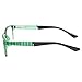 READING GLASSES 5 Pack Fashion Unisex Readers Spring Hinge With Stylish Pattern Designed Glasses (5 MIx Color, 2.0)