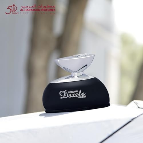 Al Haramain Oud Eau De Parfum Spray - Unisex Arabian Perfume for Men & Women | Long-Lasting Fragrance (100ml, Dazzle Intense)