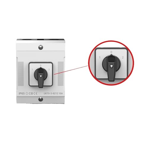 YI53ZX0 Interruptor rotativo de 3 posições 3P 4P interruptores de controle elétrico interruptor de c